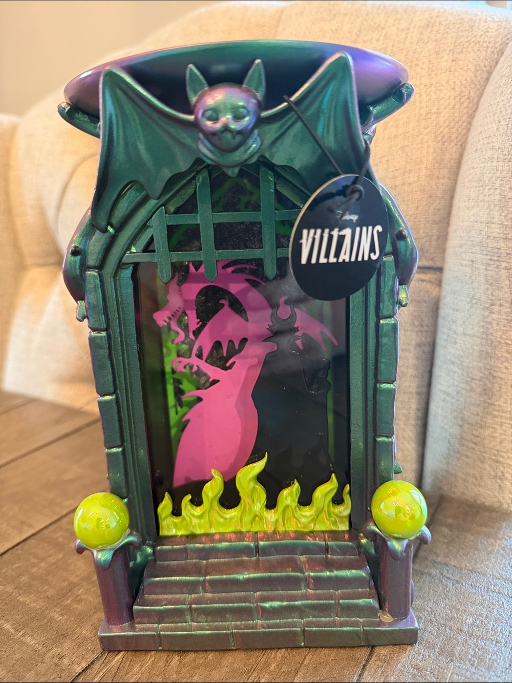 Bath & Body Works Maleficent Shadowbox Pedestal Disney Villains Collection New